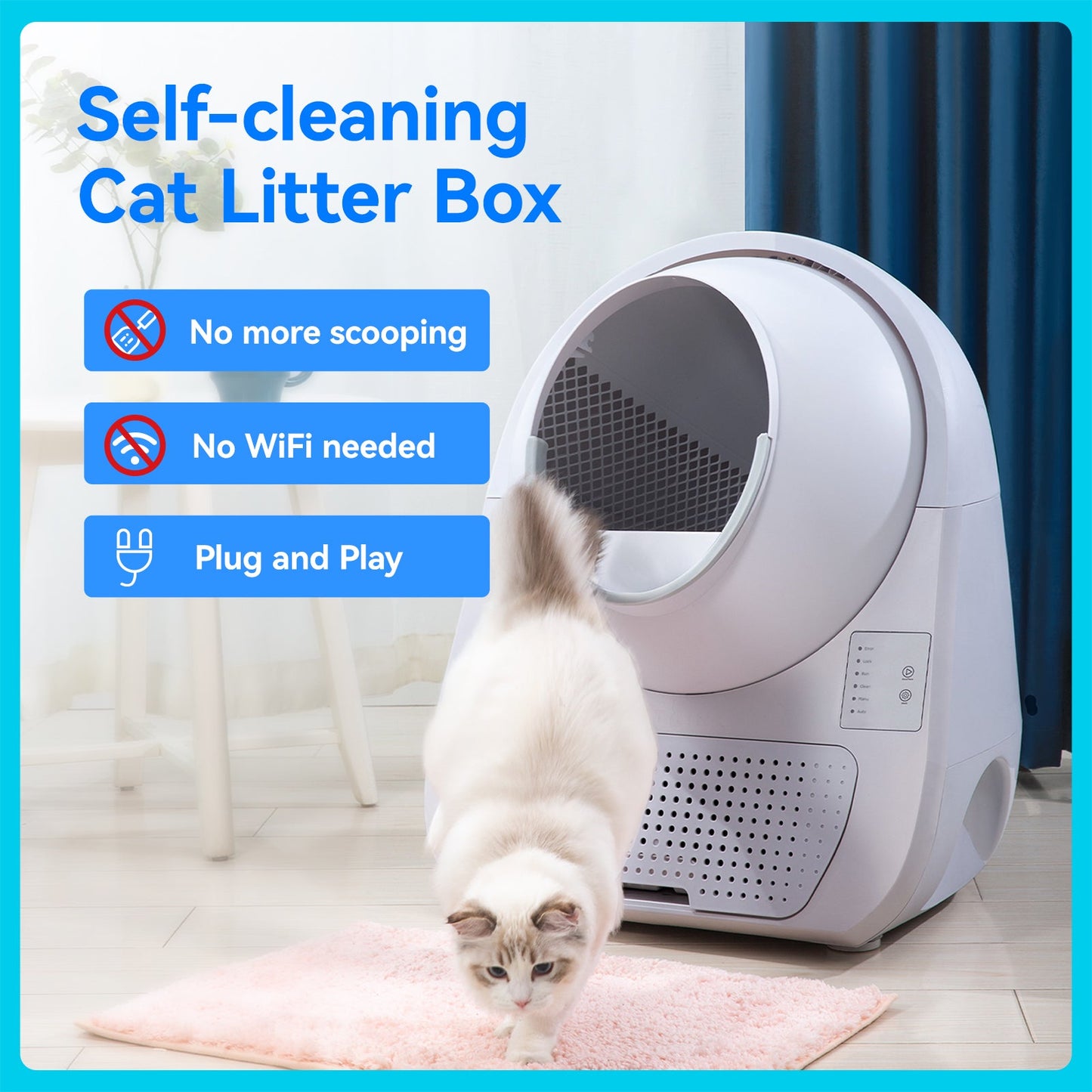 CATLINK Self Cleaning Litter Box - Scooper Young Pro-X Ramp Set